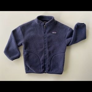 Blue Patagonia Toddler Fleece Jacket